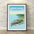 Cornwall & Devon railway-poster style prints by Tabitha Mary - A4 size image 6