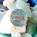 Humpback Whale Enamel Pin image 0