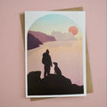 Sunrise at Pedn Vounder Greetings Cards image 0
