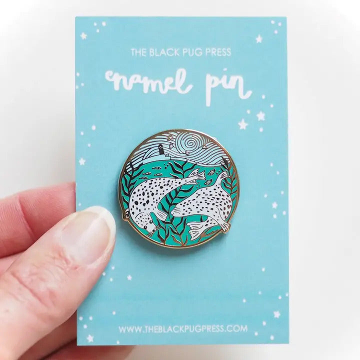 Harbour Seals Enamel Pin image 2
