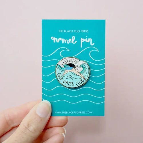 Cold Water Club / Wild Swimming Enamel Pin image 1